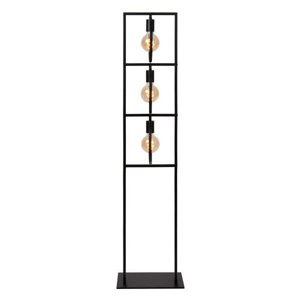 Lucide SUUS - Floor lamp - 3xE27 - Black - detail 2